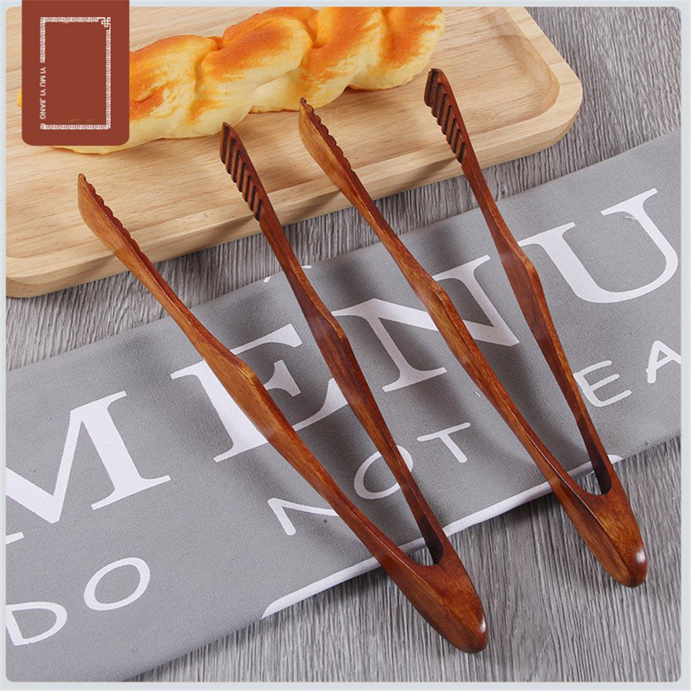 Home Cooking Meals - 1Pc Bamboo Cooking Kitchen Tongs Food