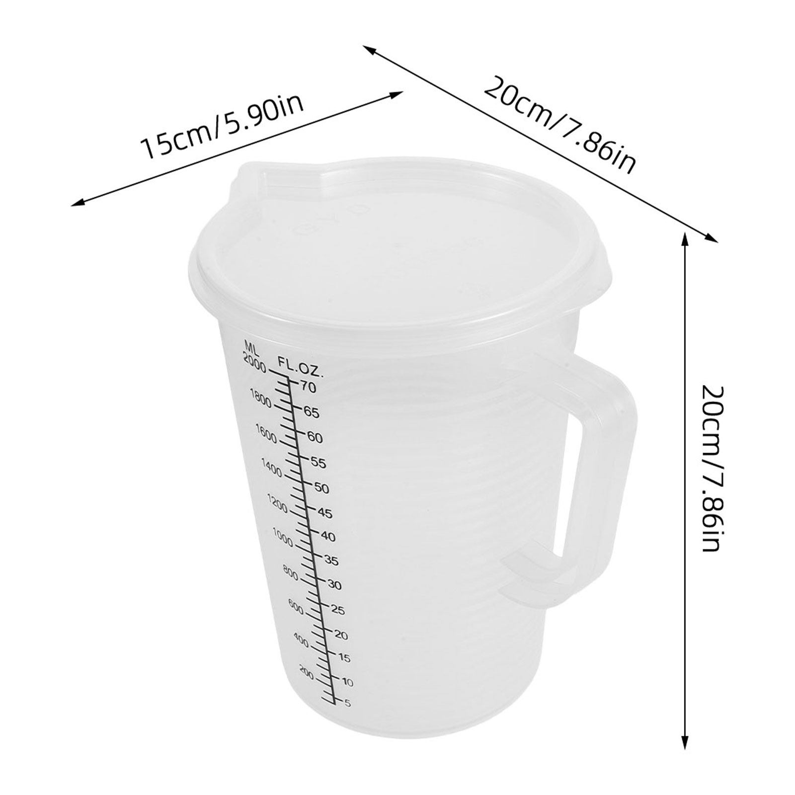 2.0L Measuring Cups Double Sid - Home Cooking Utensils 评论和价格