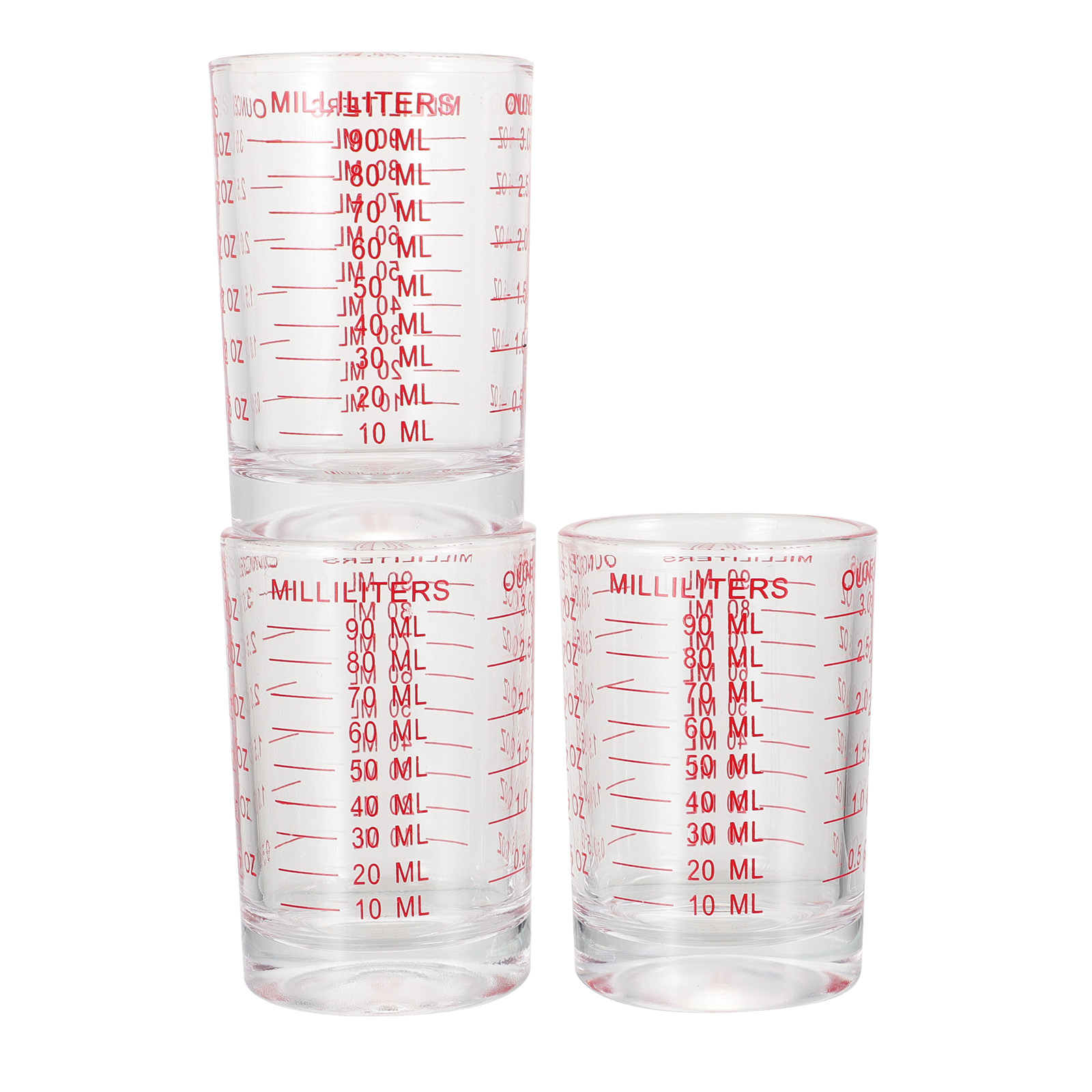 3Pcs Glass Measuring Cups Set  - Home Cooking In 评论和价格