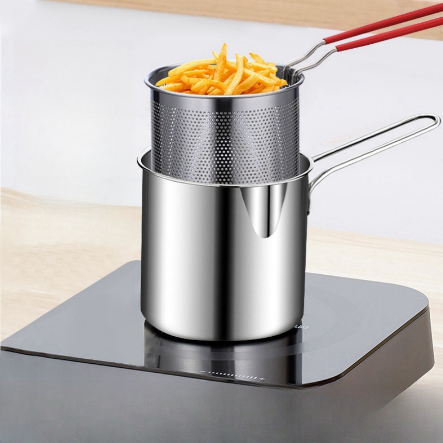 Compact Stainless Steel Deep F - Home Cooking Utensils 评论和价格