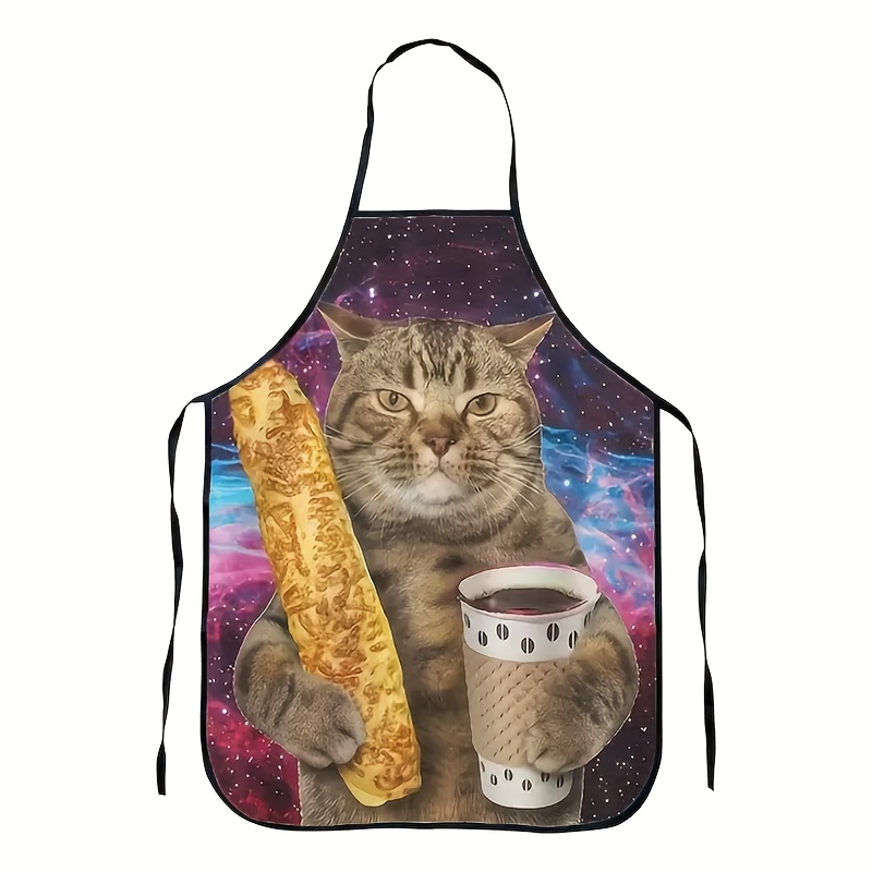 Galaxy Tabby Cat Holding Beer  - Home Cooking For Cats 评论和价格