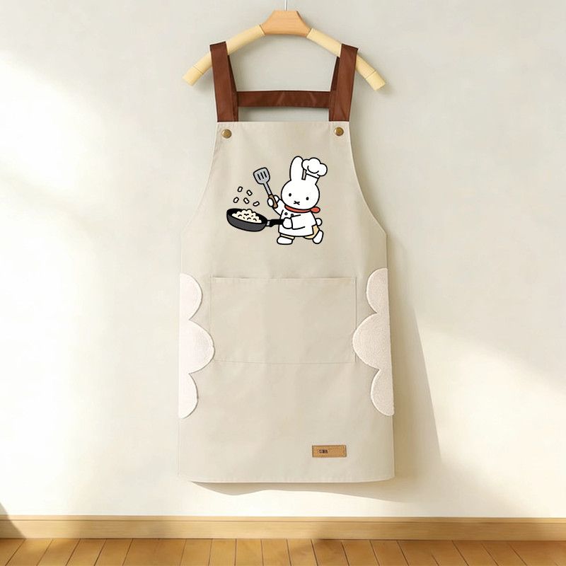 New Cartoon Miffy Rabbit Apron - Home Cooking Meals 评论和价格