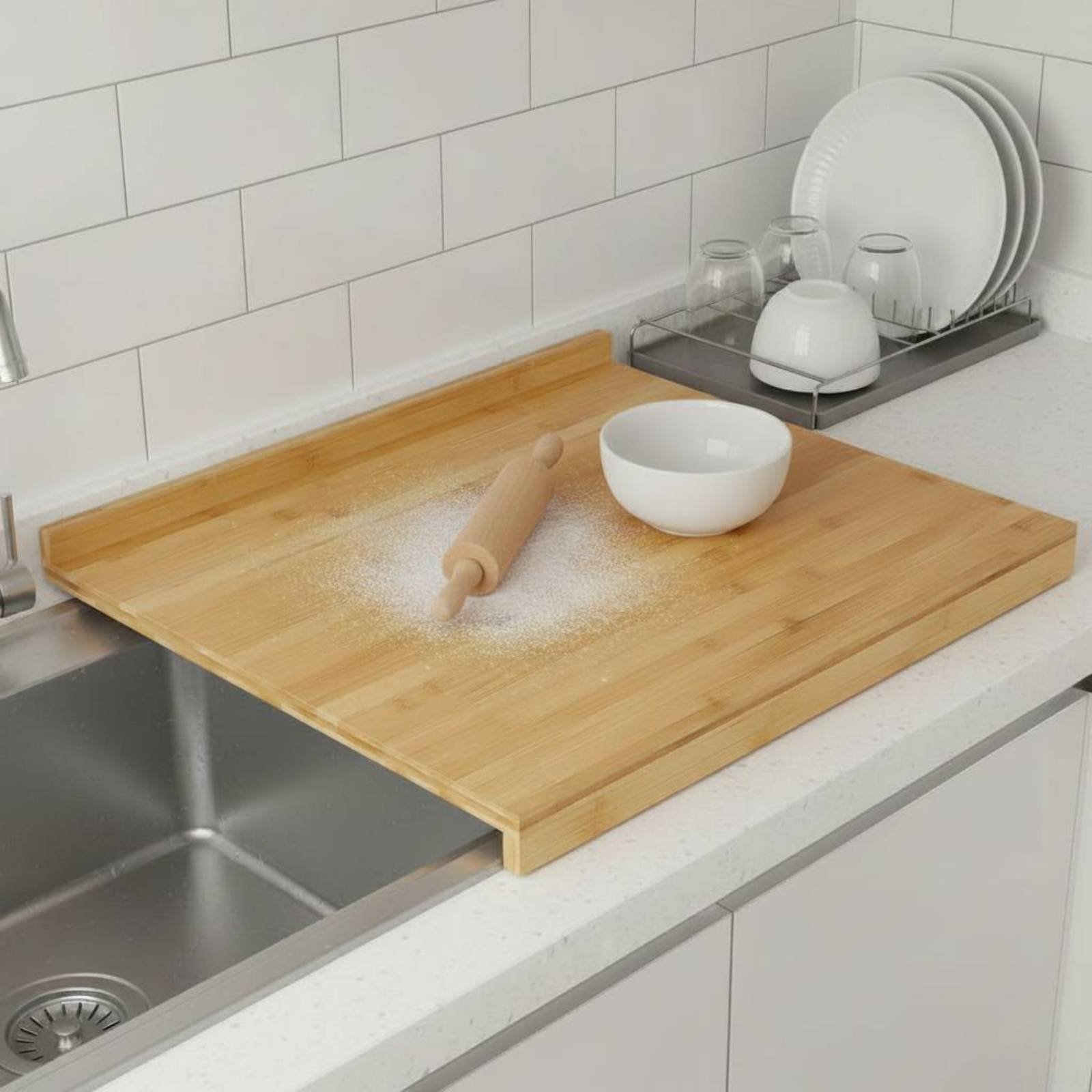 Over the Sink Cutting Board Mu - Home Cooking In 评论和价格
