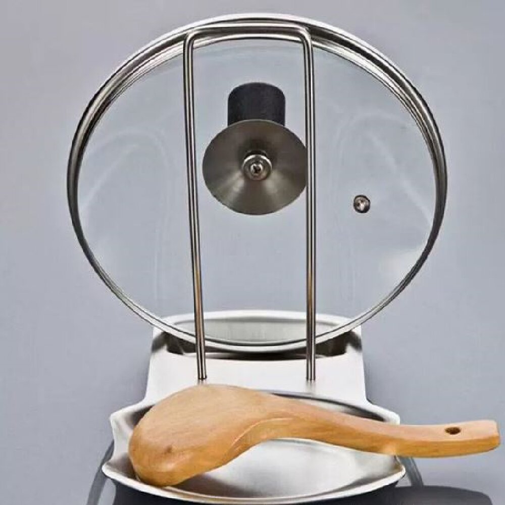 Stainless Steel Pot Lid Holder - Home Cooking Utensils 评论和价格