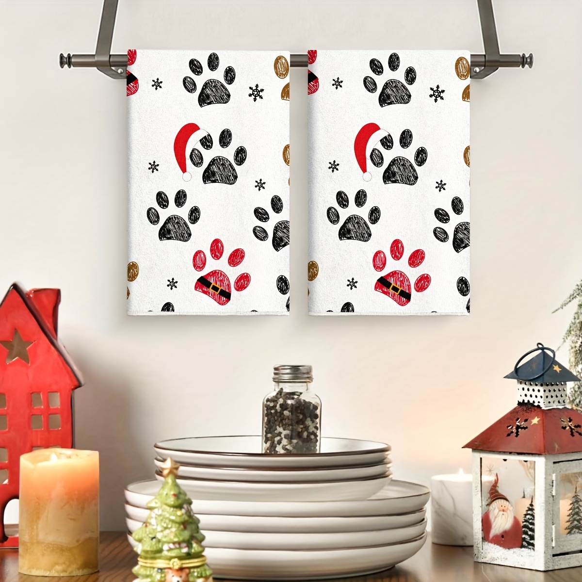 2Pcs, Red Christmas Hat Dog Pa - Home Cooking For Dogs 评论和价格