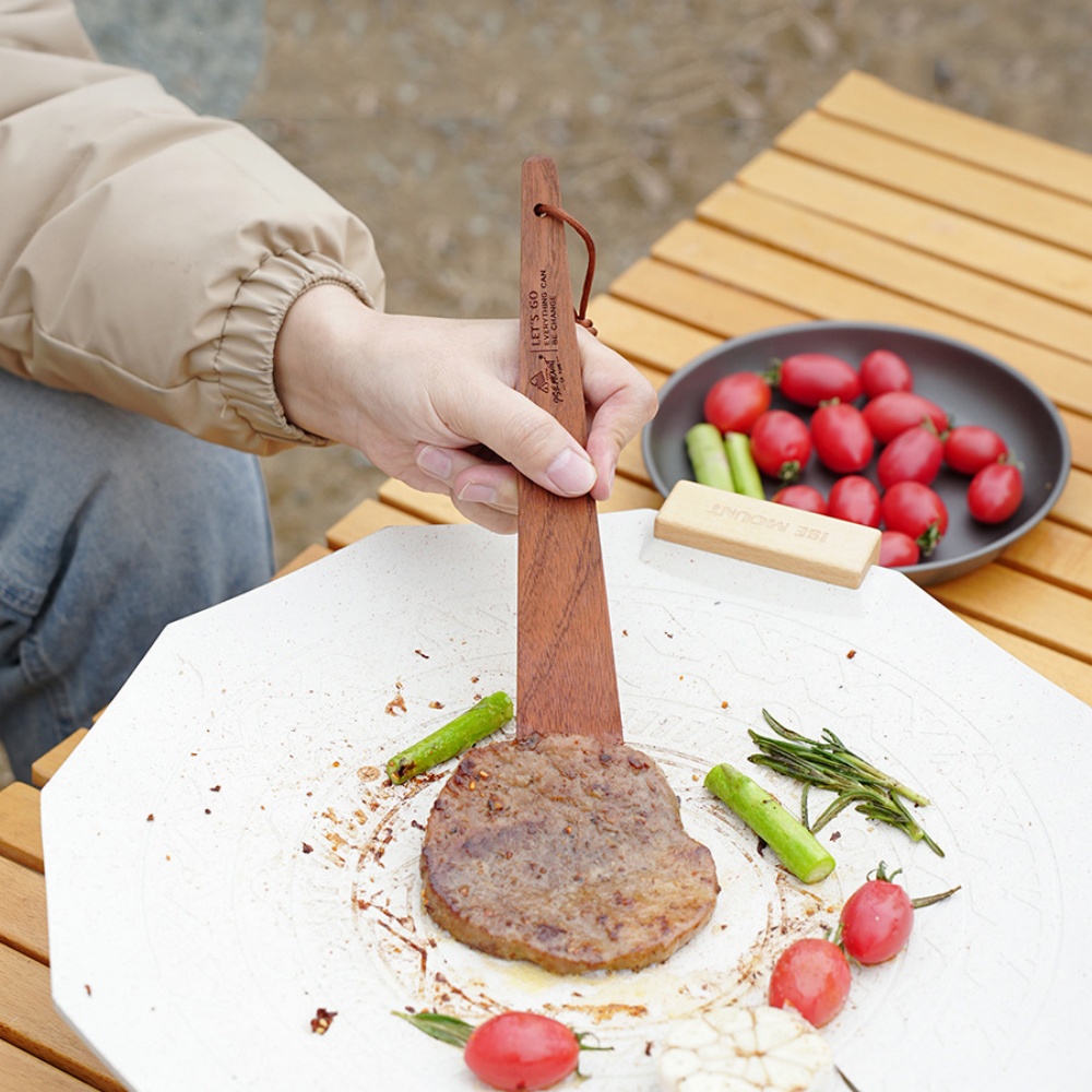 Outdoor Camping Wooden Spatula - Home Cooking Meals 评论和价格