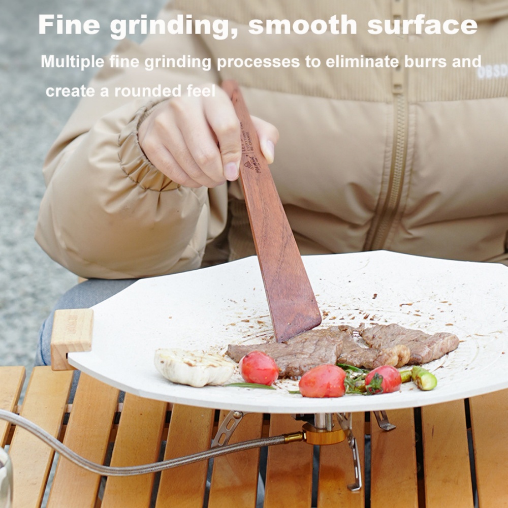 Outdoor Camping Wooden Spatula - Home Cooking Meals 评论和价格