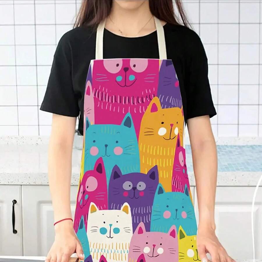 Cute Colorful Cats Pattern Kit - Home Cooking For Cats 评论和价格