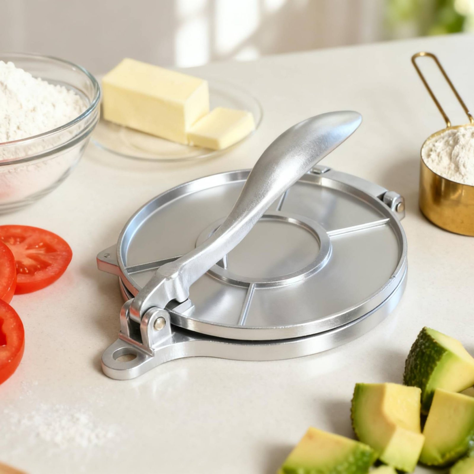 Tortilla Press Even Pressing A - Home Cooking Utensils 评论和价格
