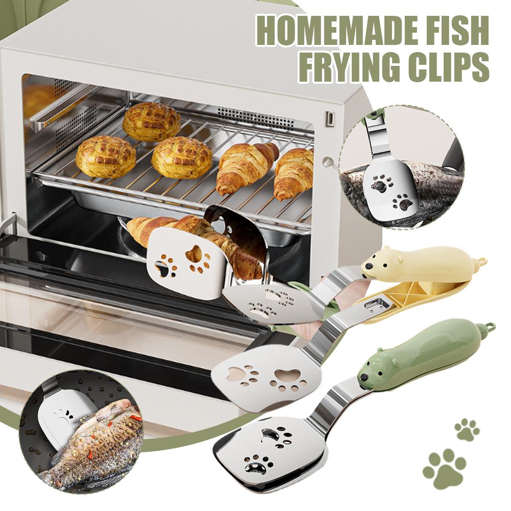 1/2pcs Bear Fish Tongs Flipper - Home Cooking Utensils 评论和价格