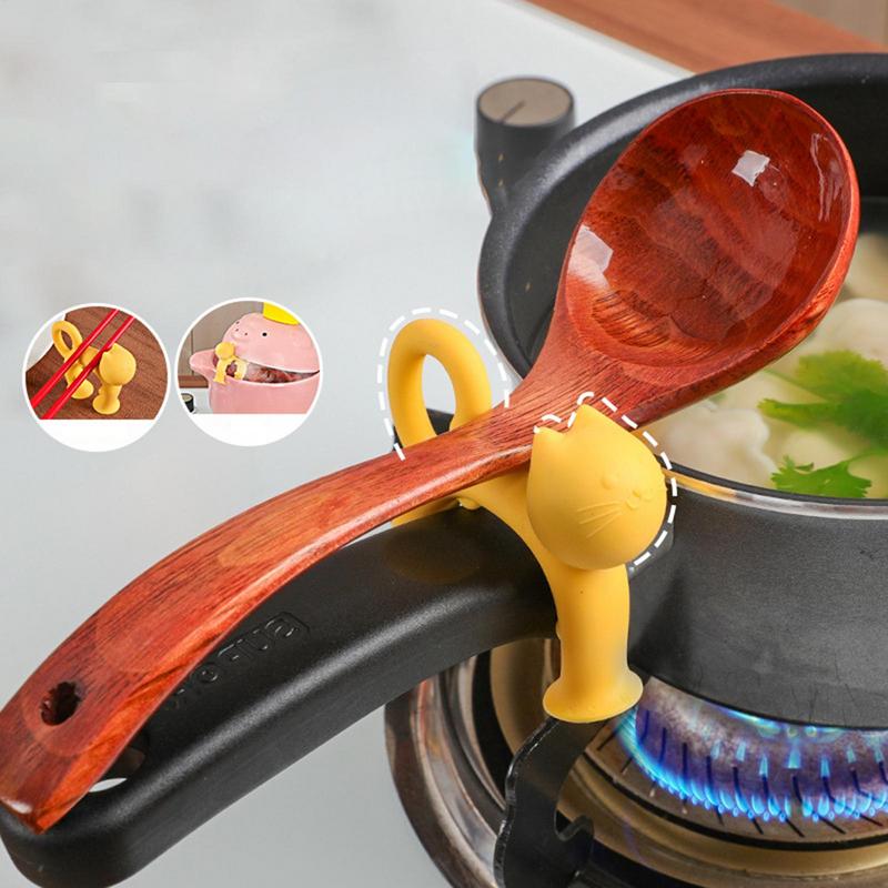 Spoon Rest Cat Shape Spoon Coo - Home Cooking For Cats 评论和价格